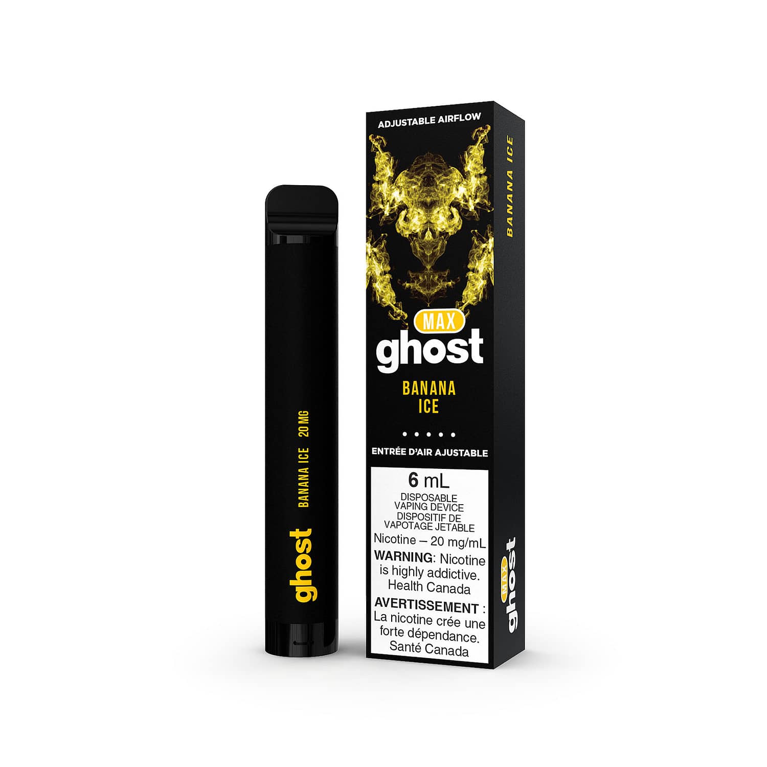 GHOST MAX Disposable Banana Ice
