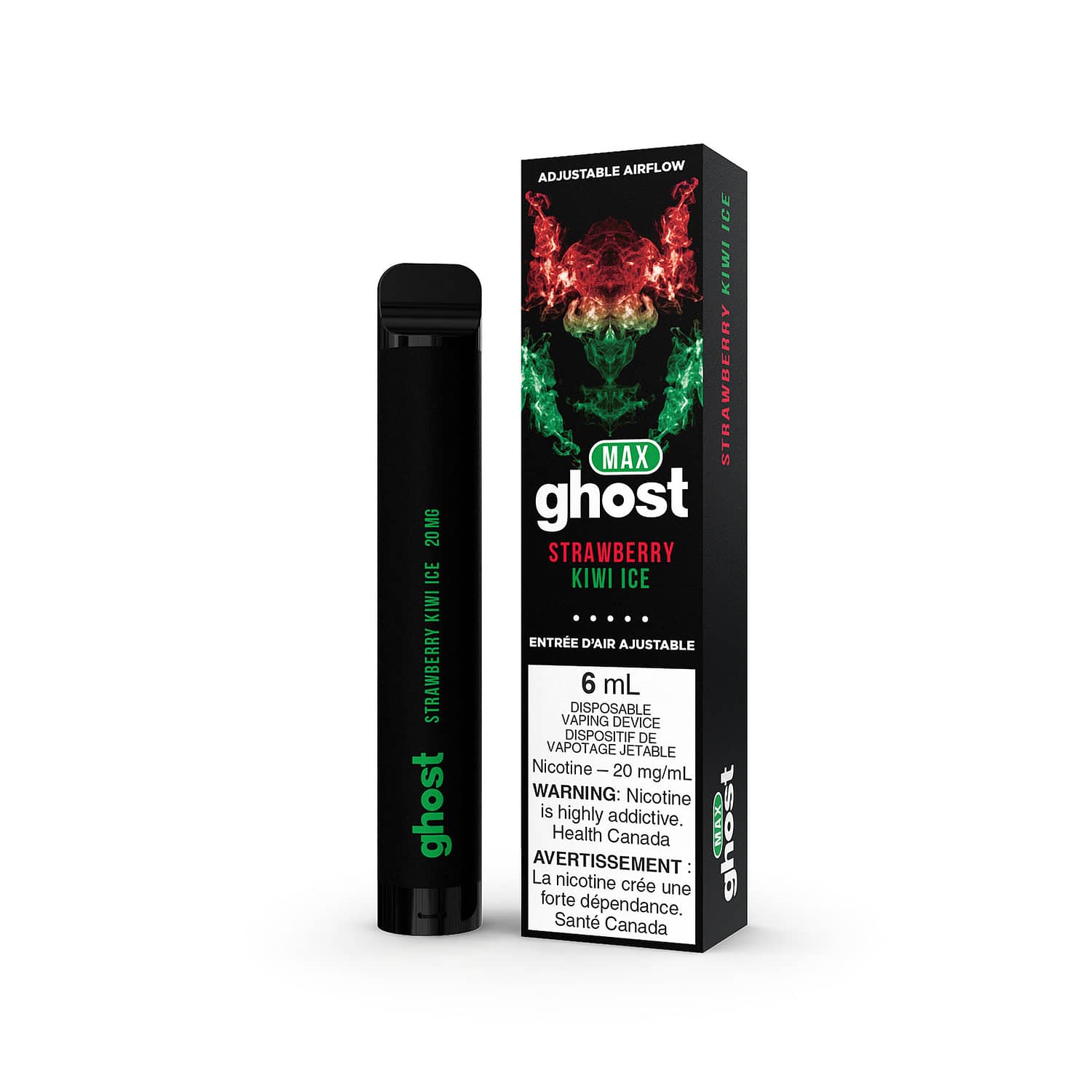GHOST MAX Disposable Strawberry Kiwi