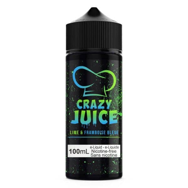 Crazy Juice Lime and Blue Raspberry
