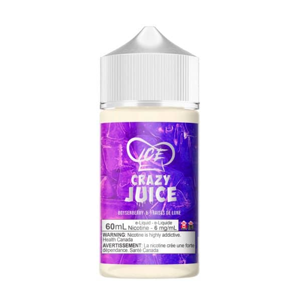 Crazy Juice Boysenberry & Strawberry Ice