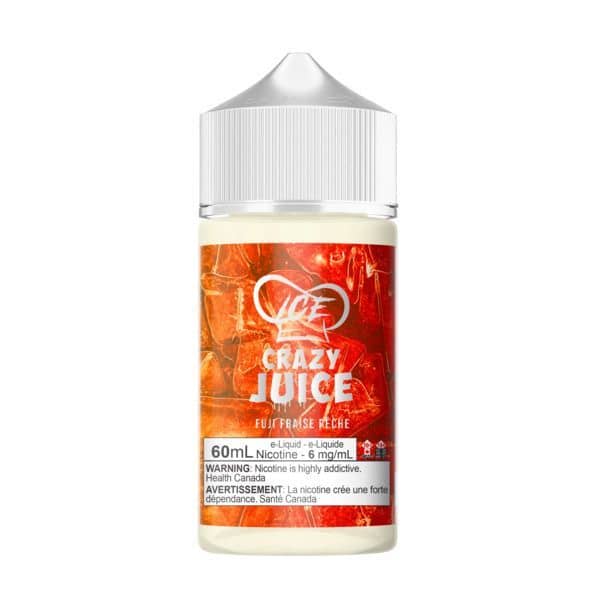 Crazy Juice Fuji, Strawberry and Peach Ice